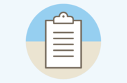Clipboard at the beach.